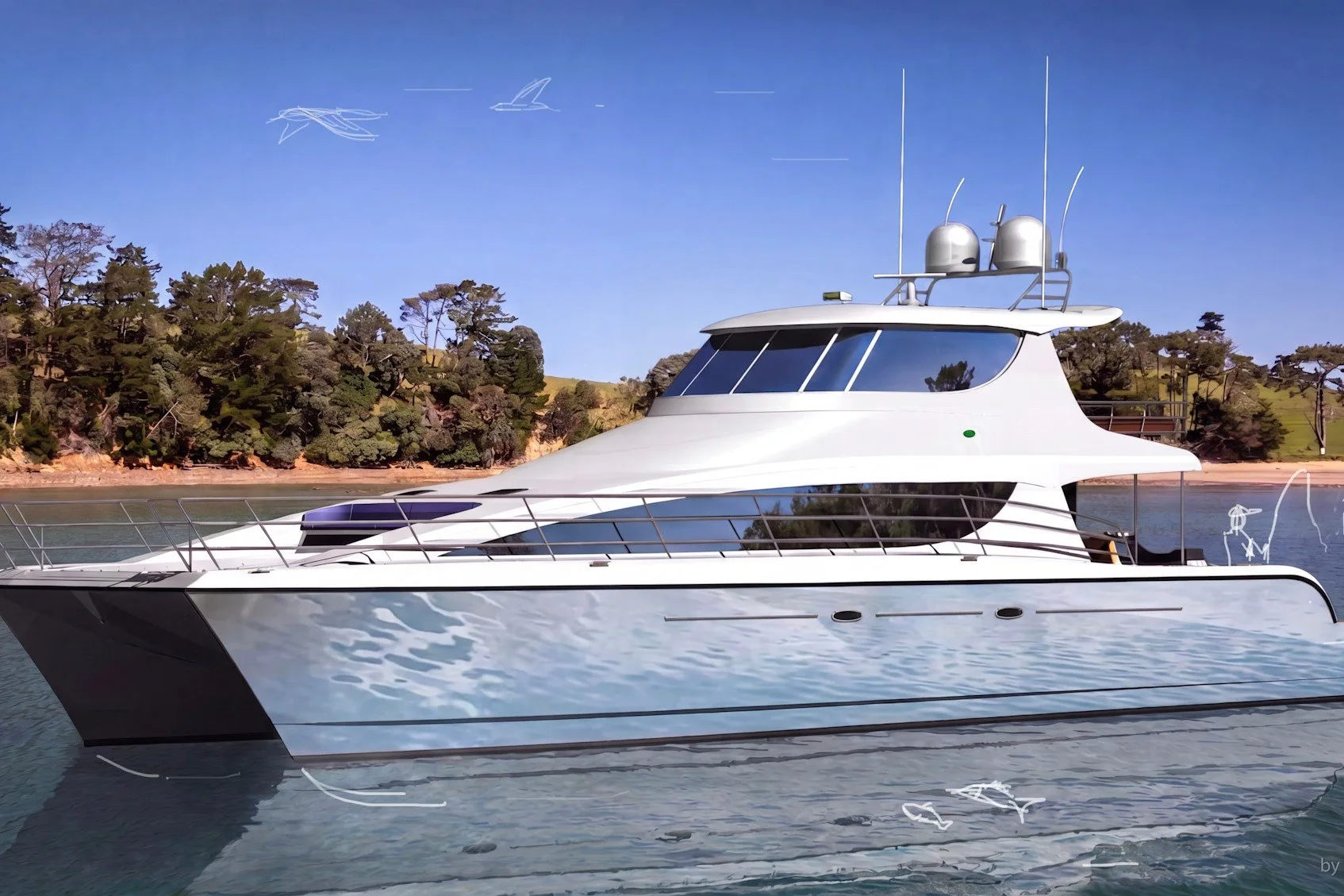 CATAMARANS INTERNATIONAL 21M CUSTOM POWER CAT - Image 1
