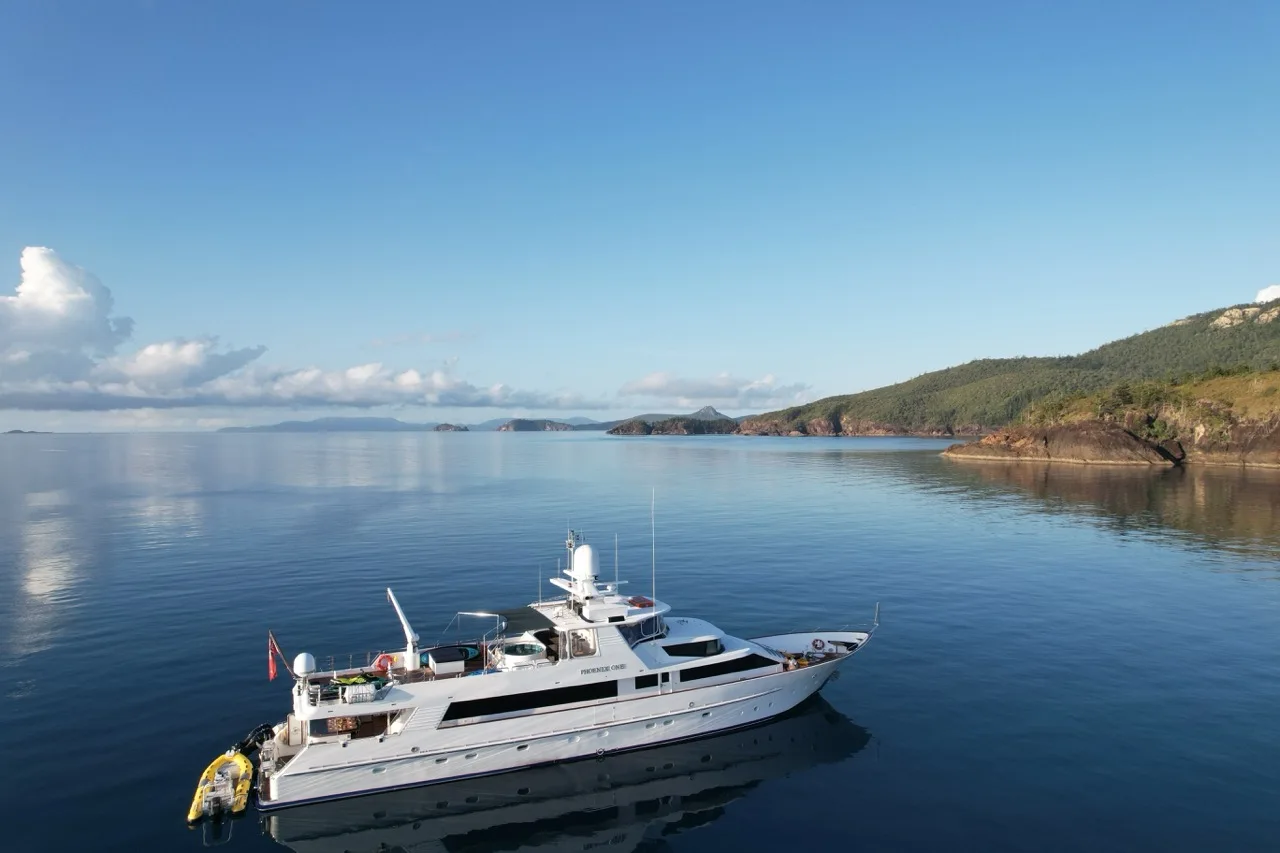 PHOENIX ONE at anchor