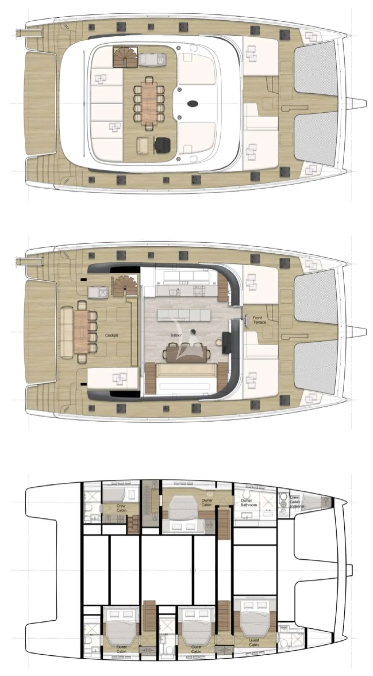SINATA, deck plan 1