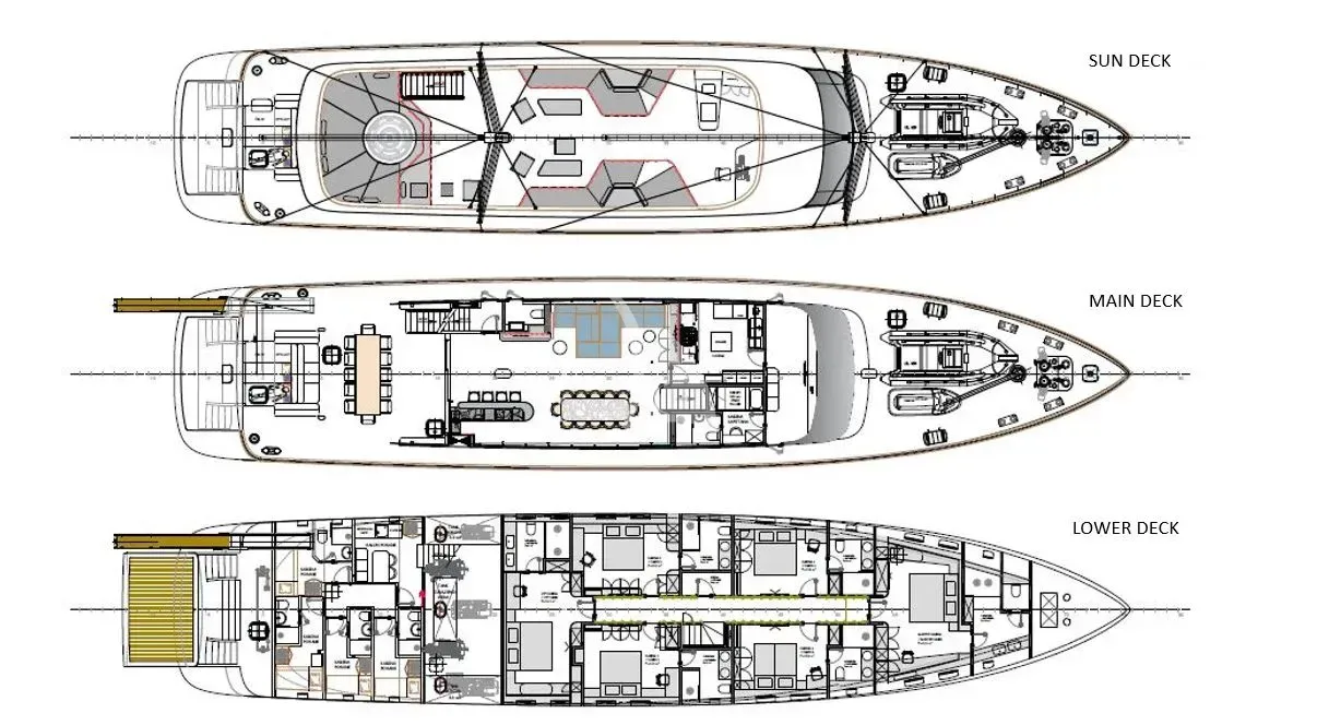 MARALLURE, deck plan 1