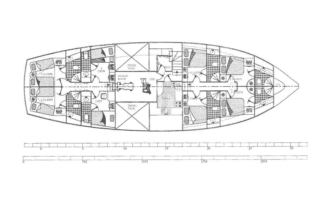 MYRA, deck plan 1