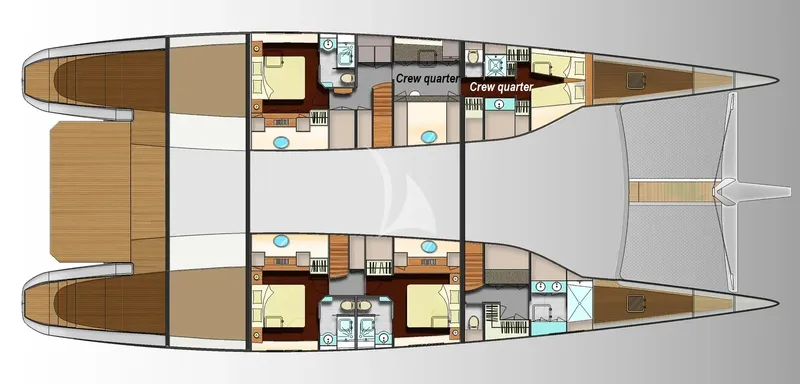 CARTOUCHE, deck plan 3