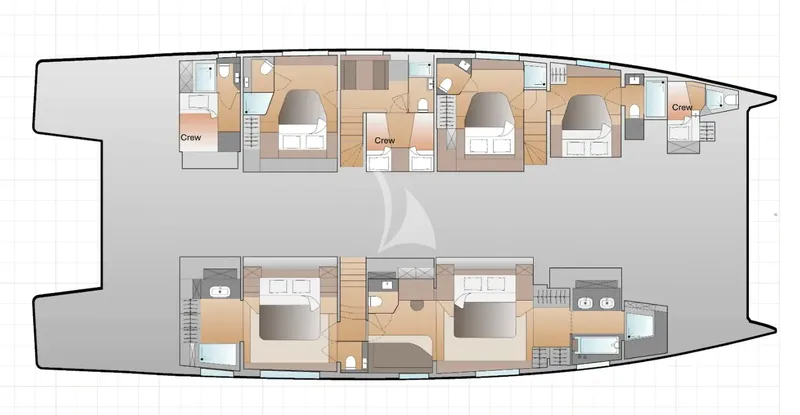 SERENISSIMA III, deck plan 2