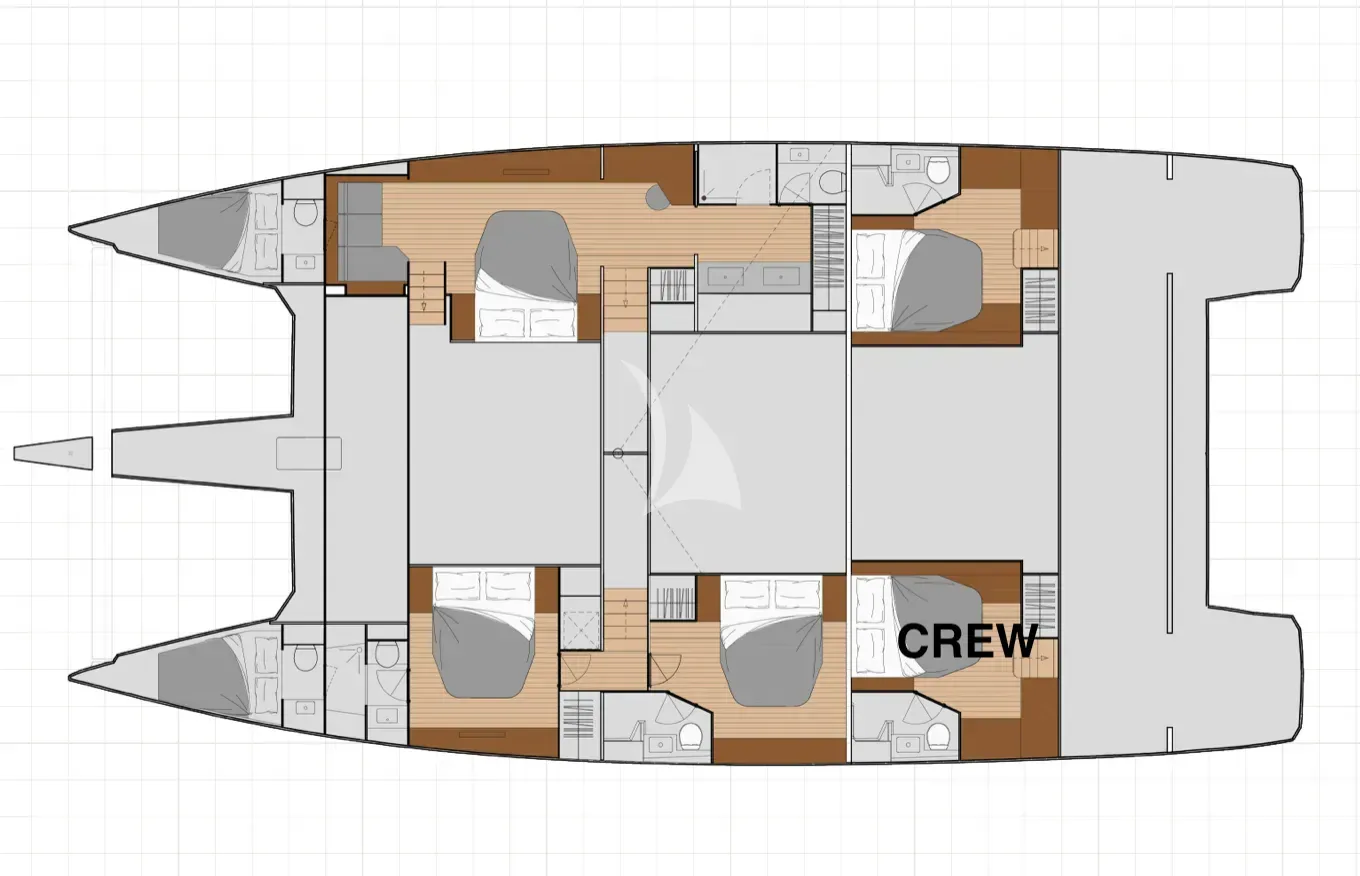 STEPHANIE, deck plan 1