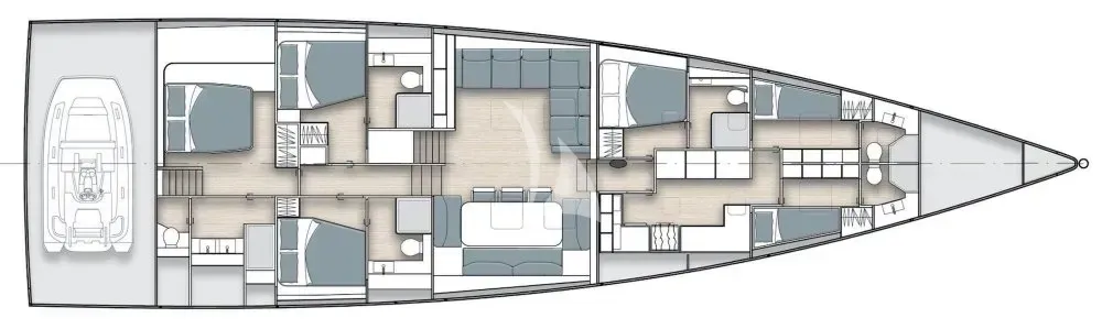 NADAMAS, deck plan 1