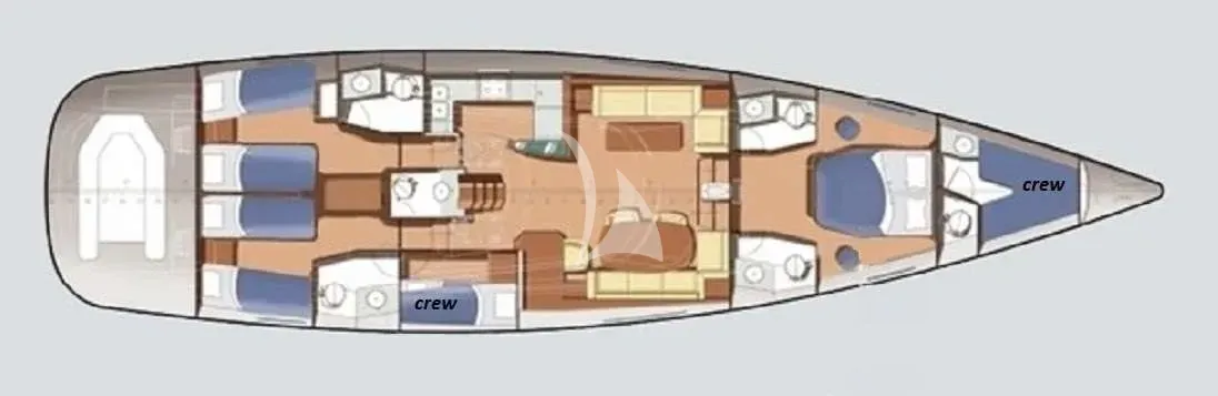 SHOOTING STAR, deck plan 1