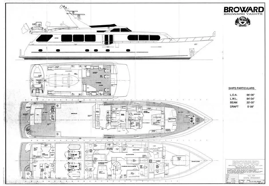MY LADY ALASKA, deck plan 1