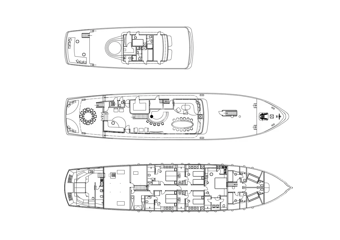 CORSARIO, deck plan 1
