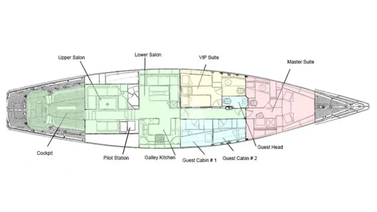 NORTHERN STAR, deck plan 1