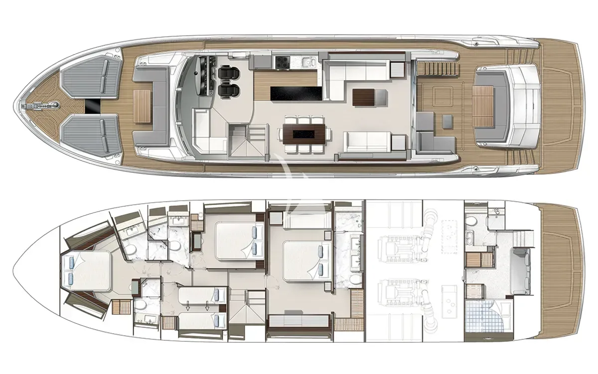 HIDEAWAY, deck plan 1