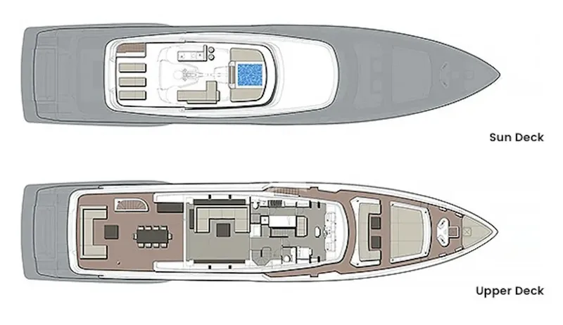 NO SURRENDER, deck plan 2