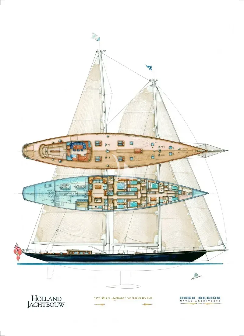 SEABISCUIT, deck plan 1