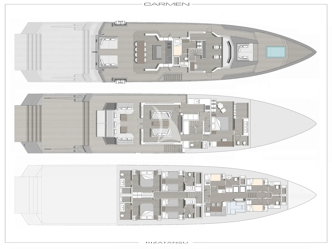 CARMEN, deck plan 1