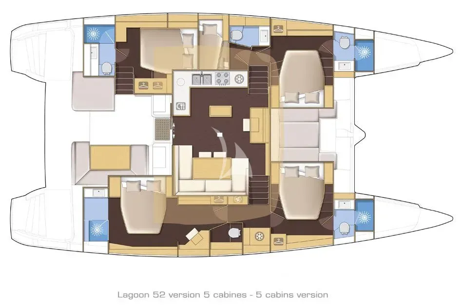 BLUE MOON, deck plan 1