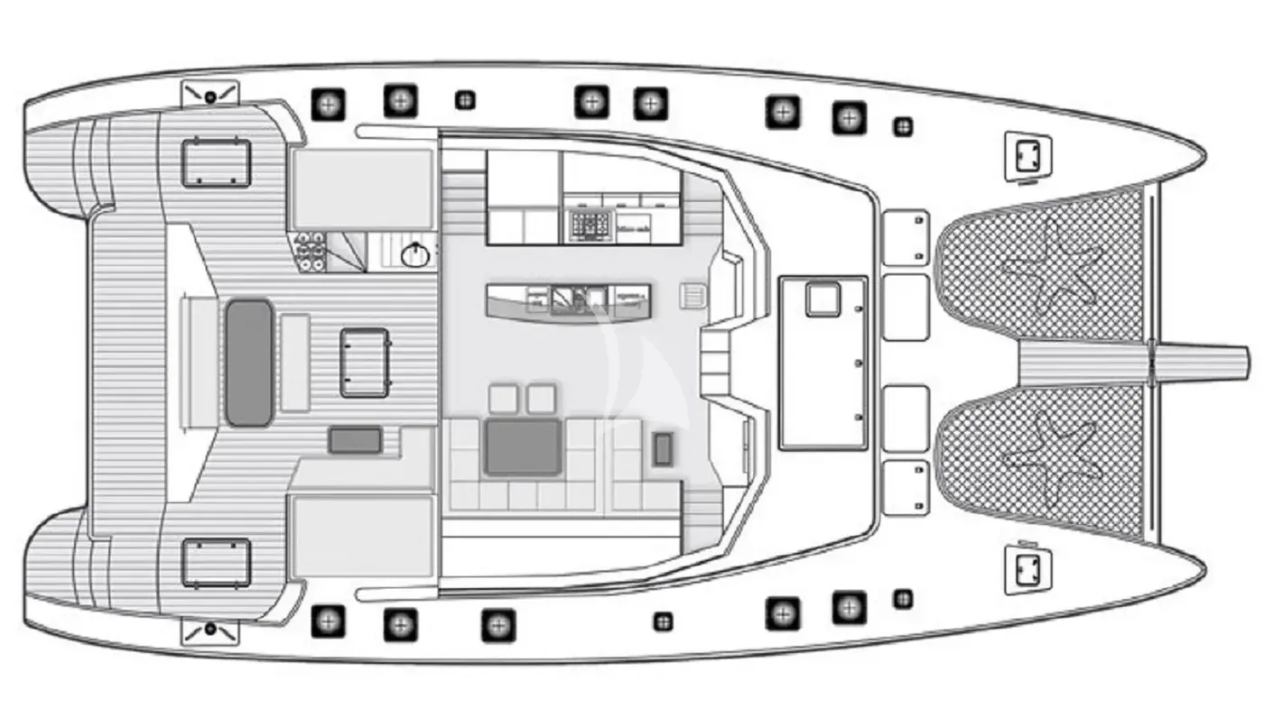 OMBRE BLU³, deck plan 1