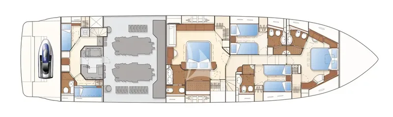JULIE M, deck plan 2