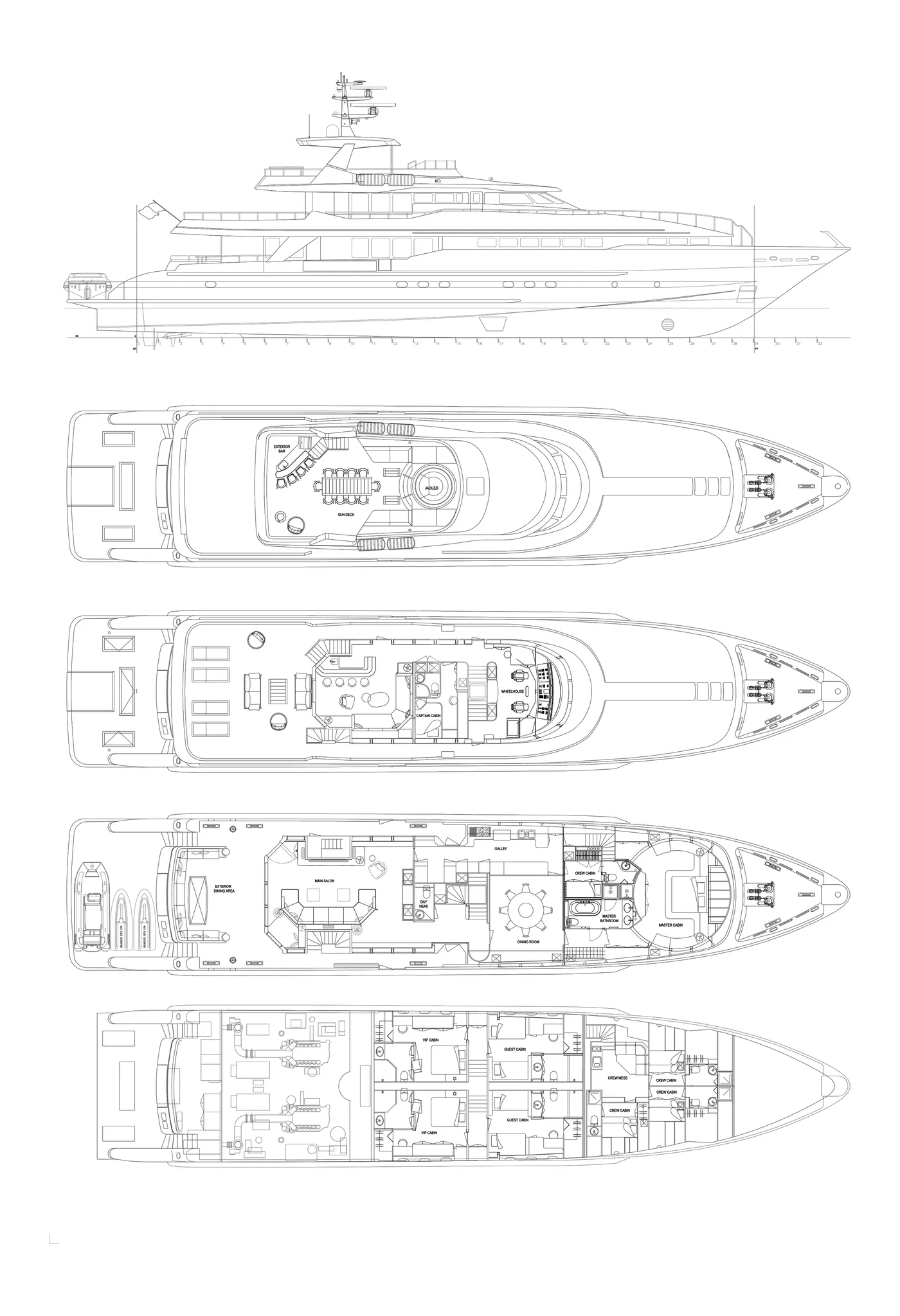 TAHI, deck plan 1