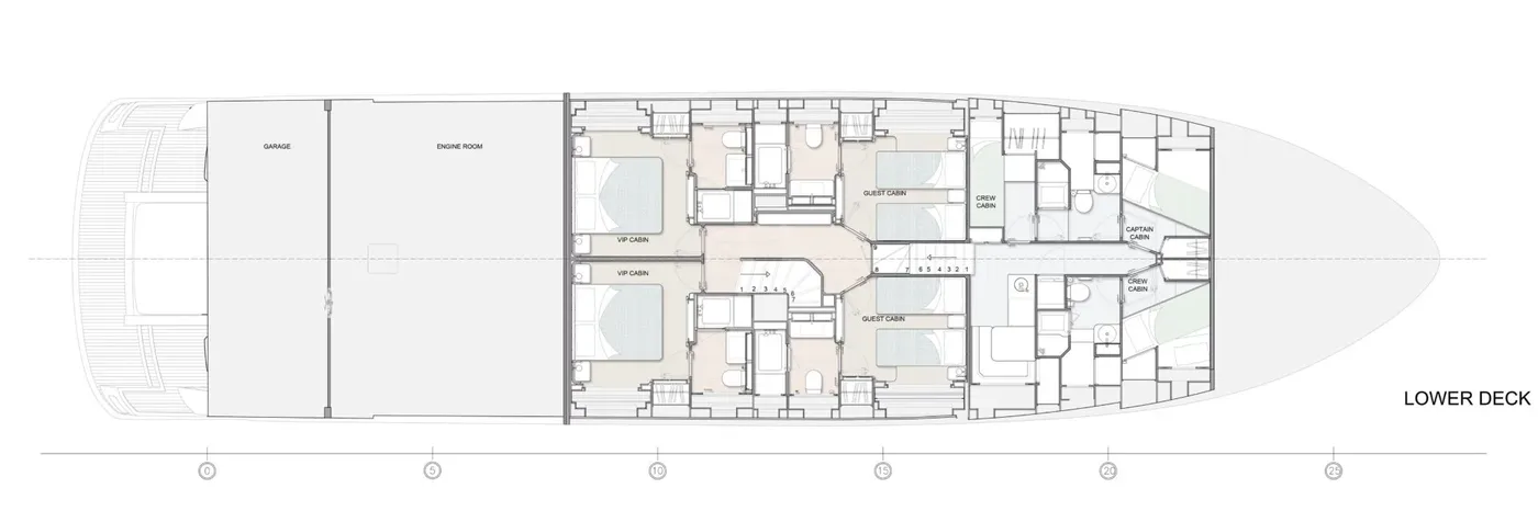 HAPPY ISLAND, deck plan 2