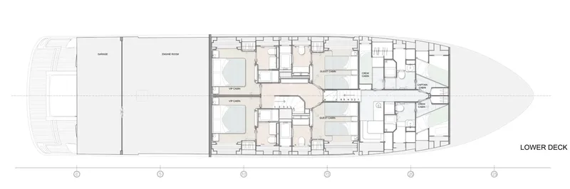 HAPPY ISLAND, deck plan 2