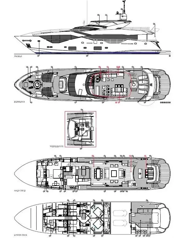 FLEUR, deck plan 1