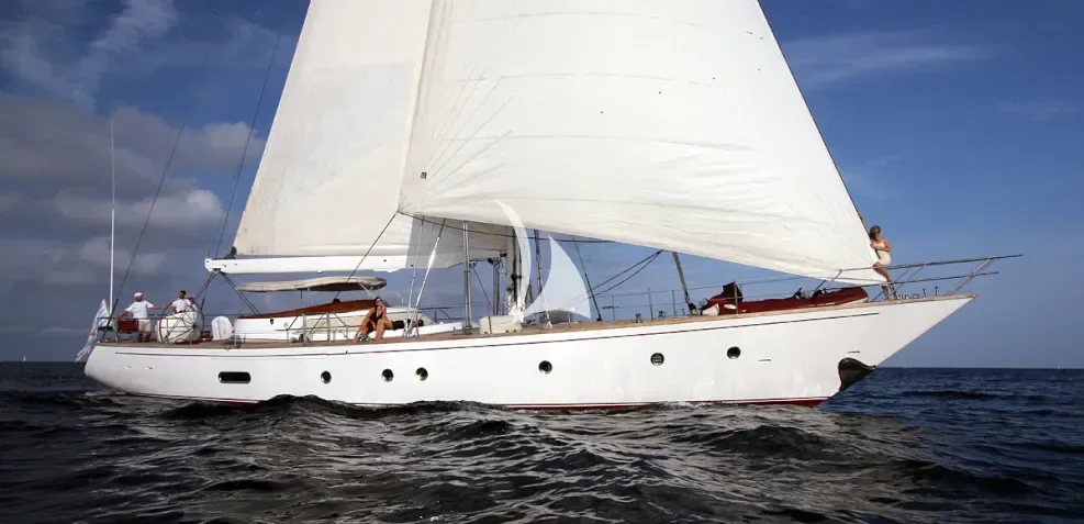 MALIZIA at anchor
