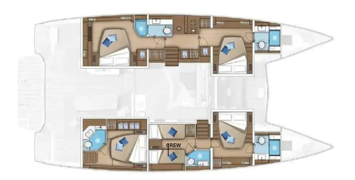 AURELIA, deck plan 1