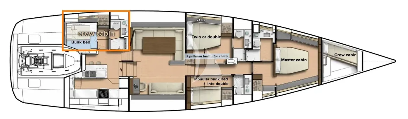 AENEA, deck plan 1