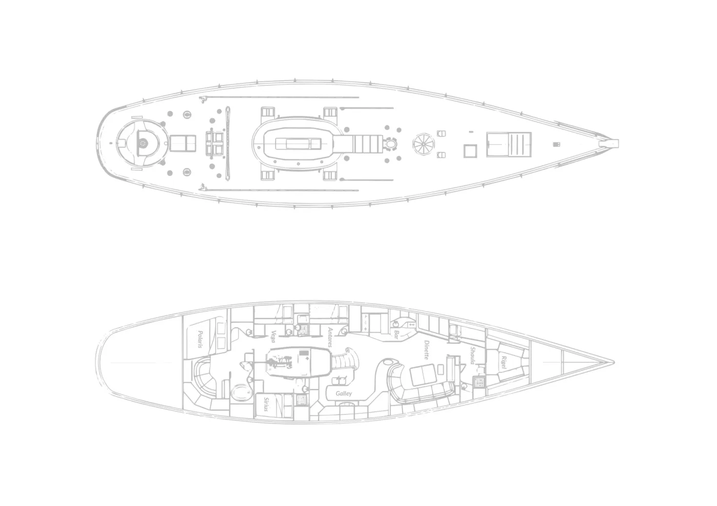 WHITEFIN, deck plan 1