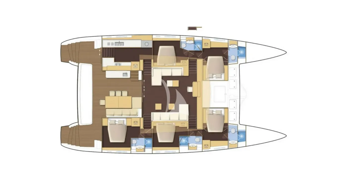 KASKAZI FOUR, deck plan 1