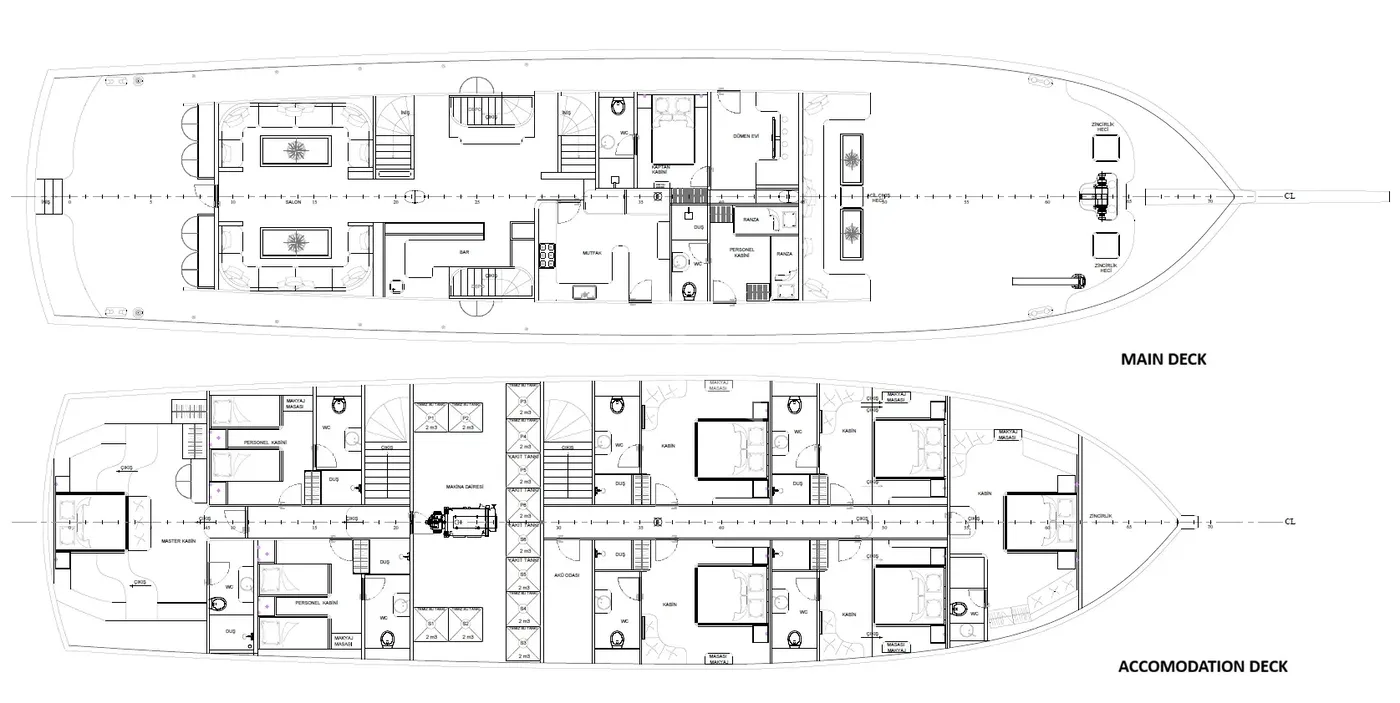 QUEEN ATLANTIS, deck plan 1
