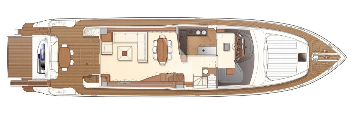 JULIE M, deck plan 1