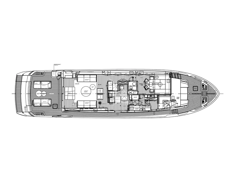 ALMA BLU, deck plan 3