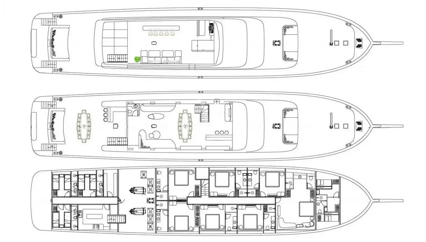 DE LOVE, deck plan 1