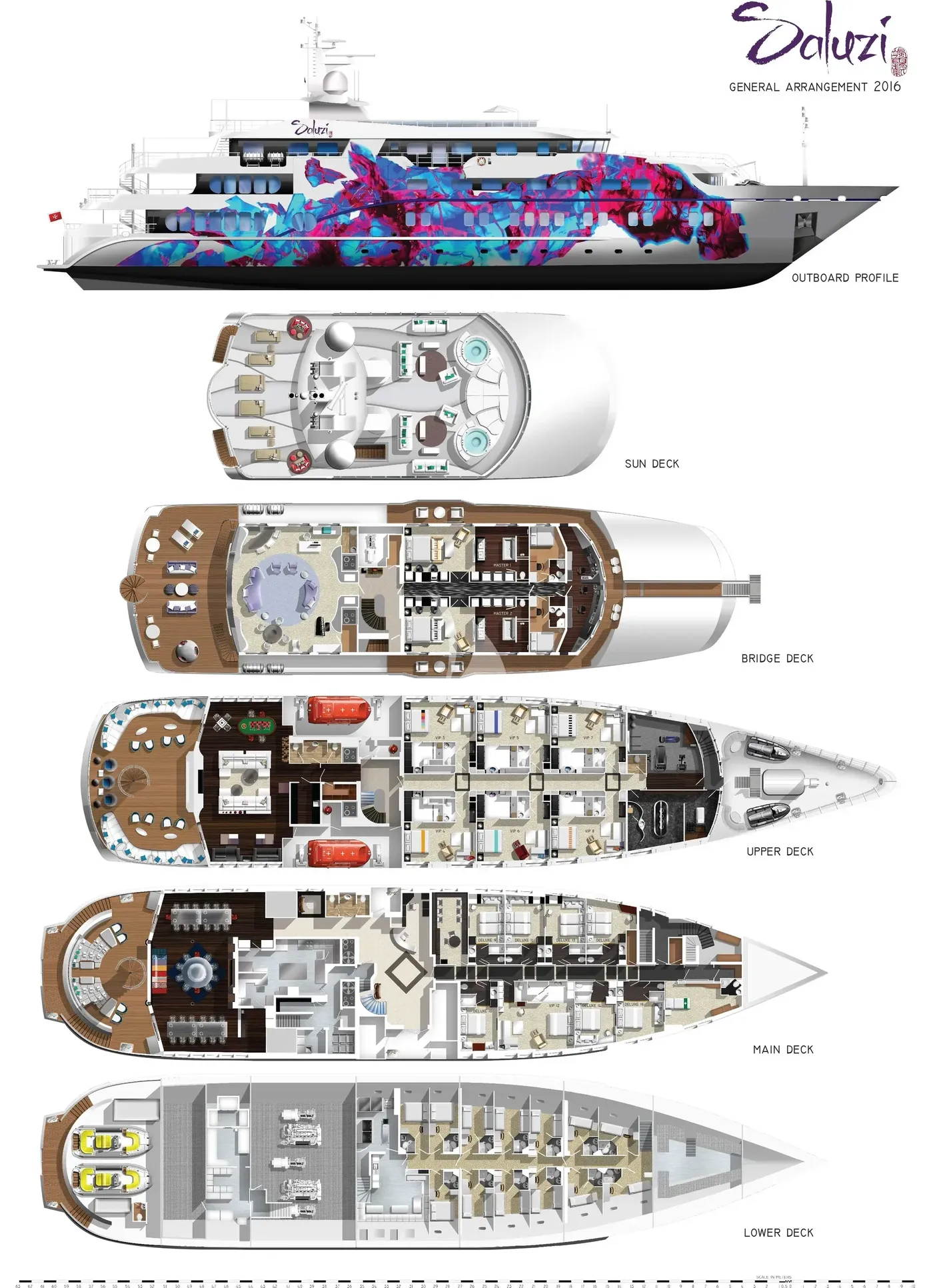 SALUZI, deck plan 1