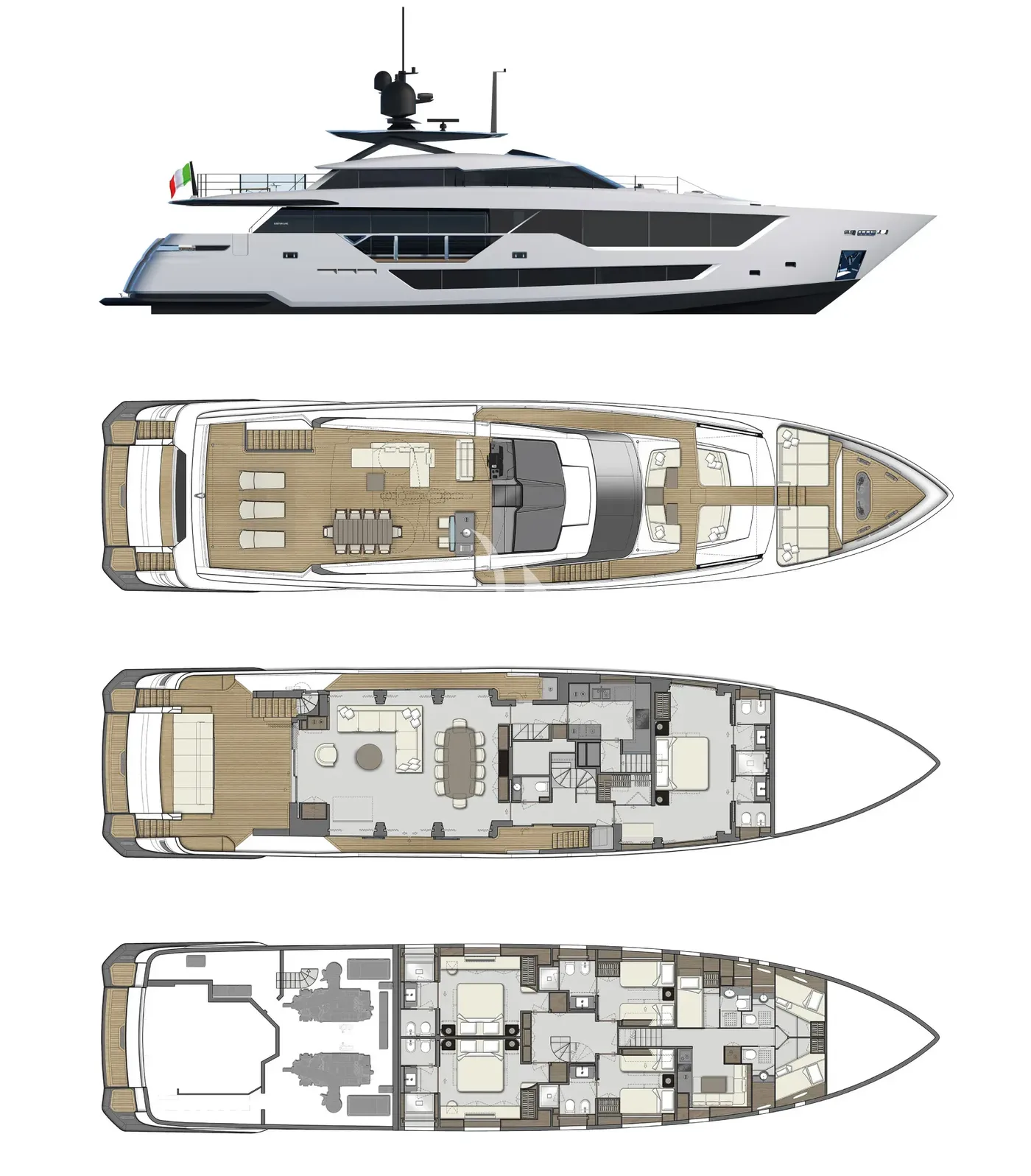 MARICAN FOREVER, deck plan 1
