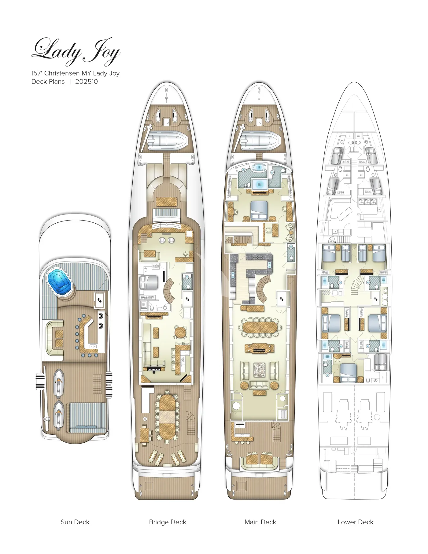 LADY JOY, deck plan 1