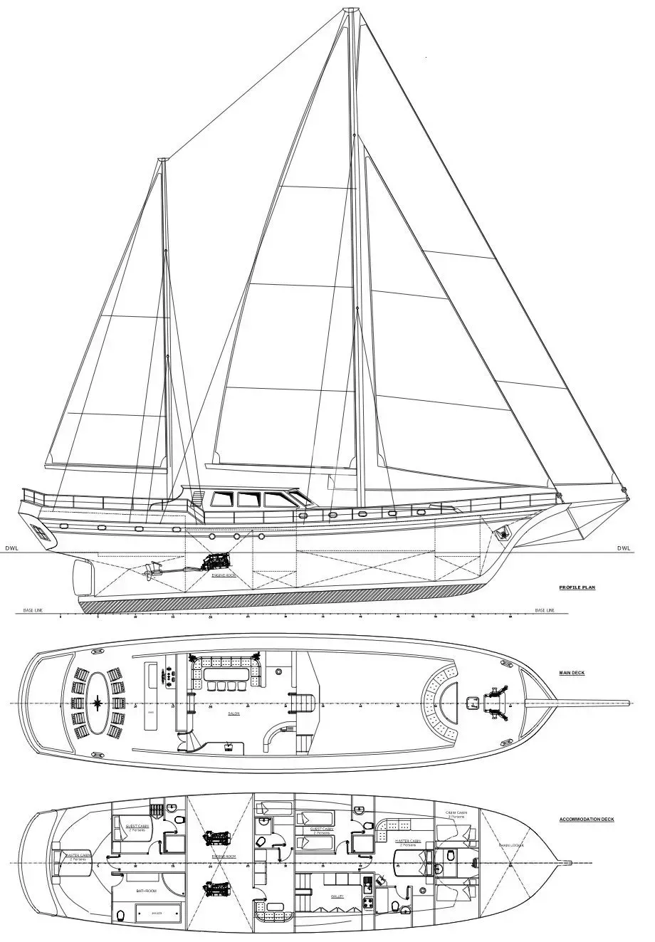 ARABELLA, deck plan 1