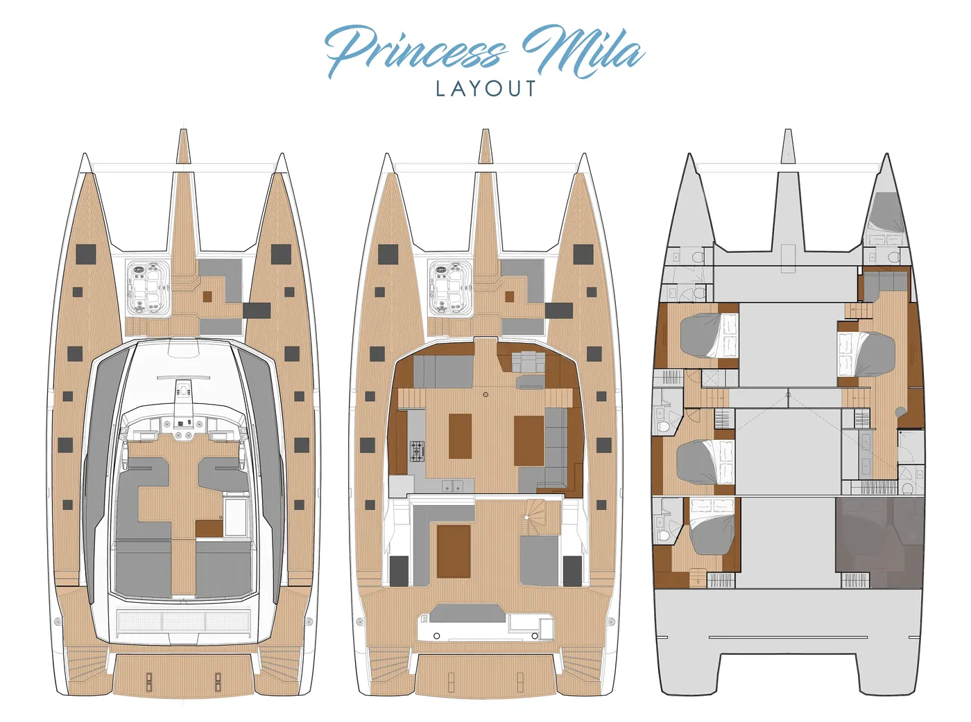 PRINCESS MILA, deck plan 1
