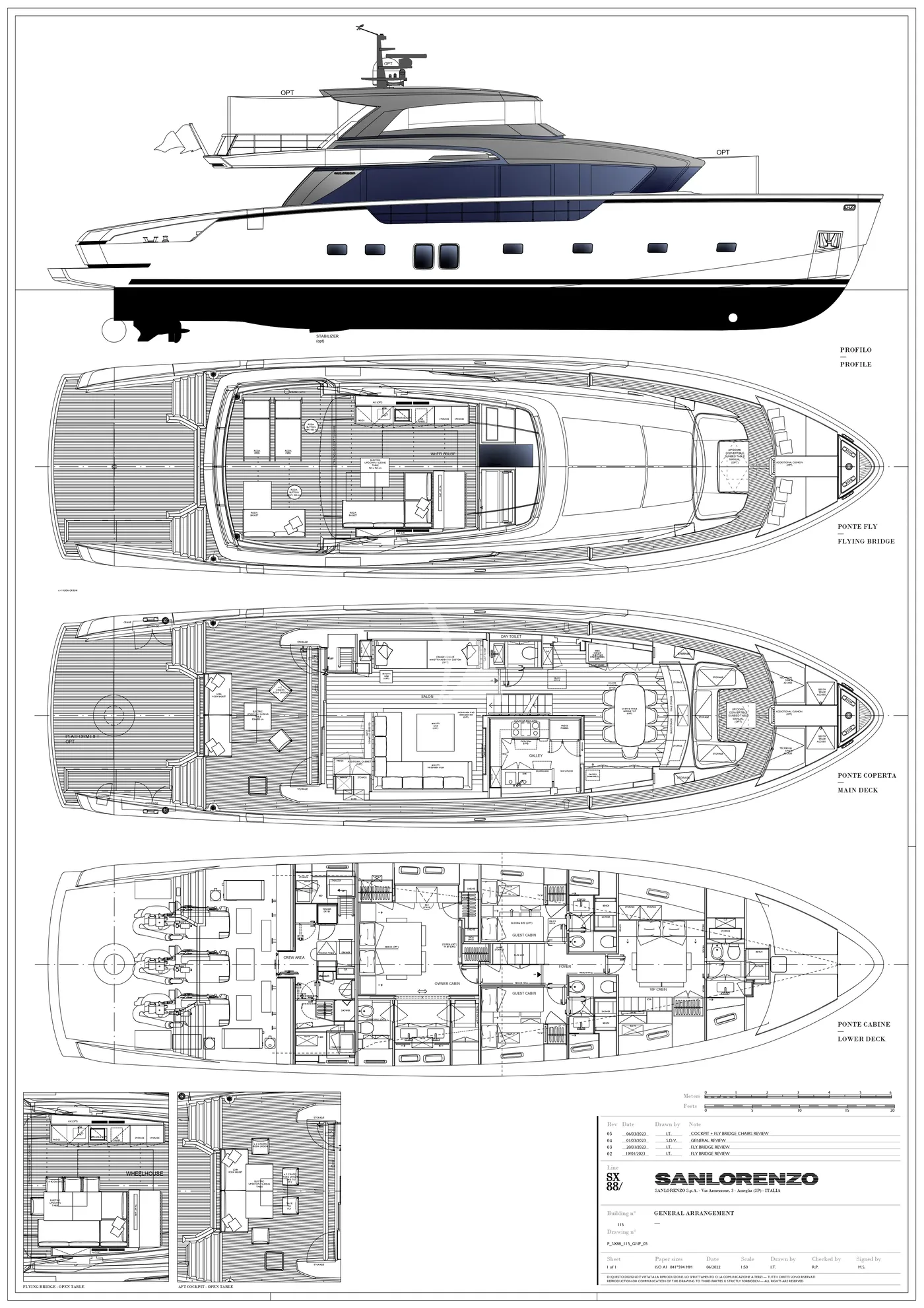 SABBIA, deck plan 1